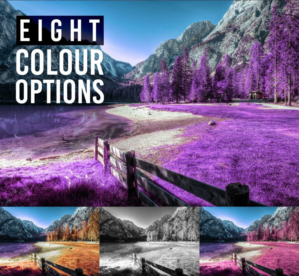 Infrared Photo Effect Actions MasterBundles