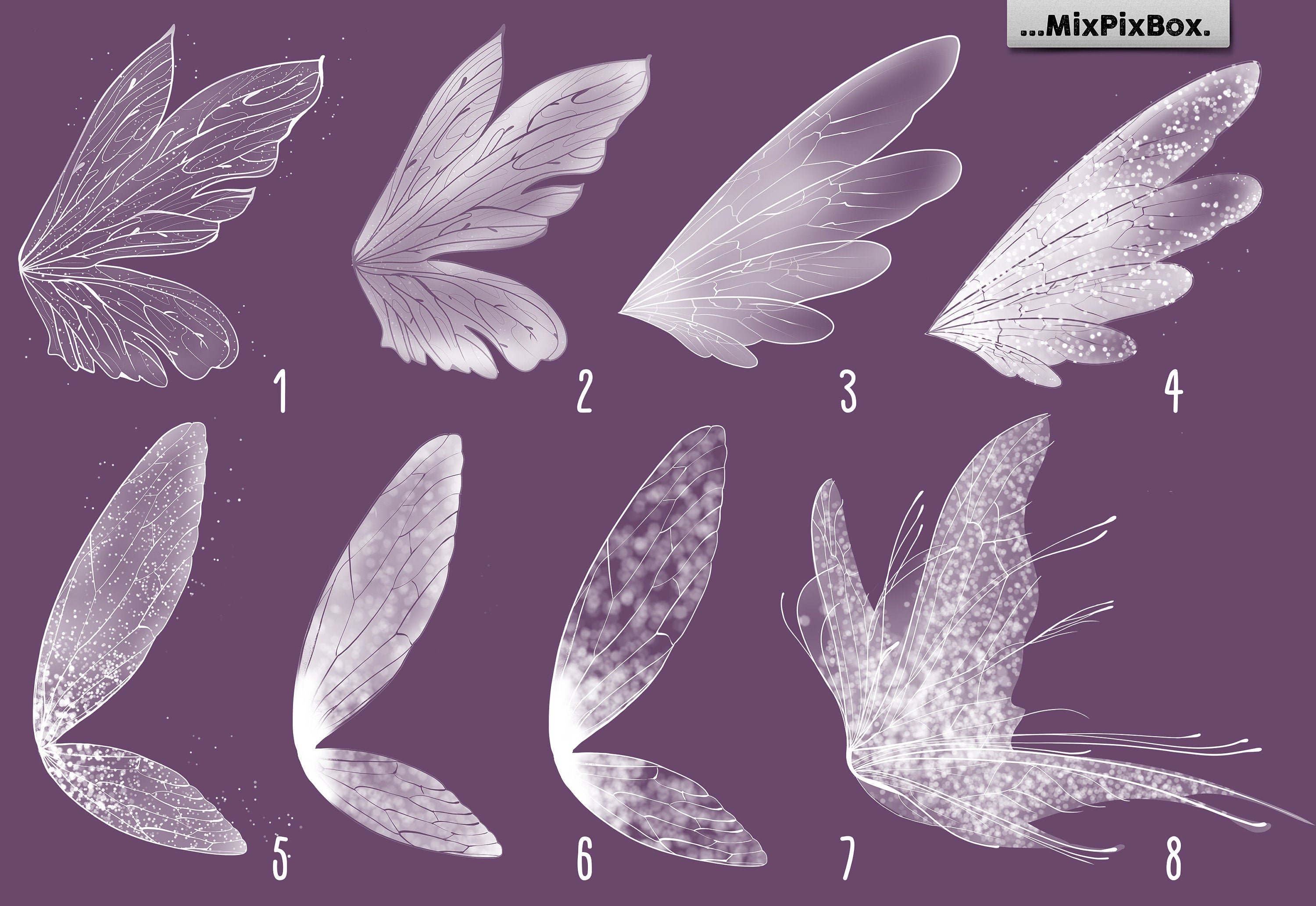 fairy wings drawing