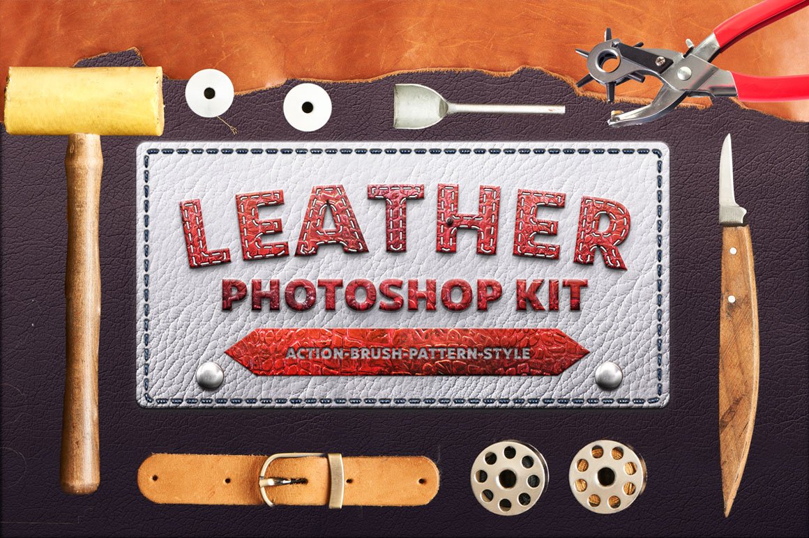 Photoshop Leather Kitcover image.