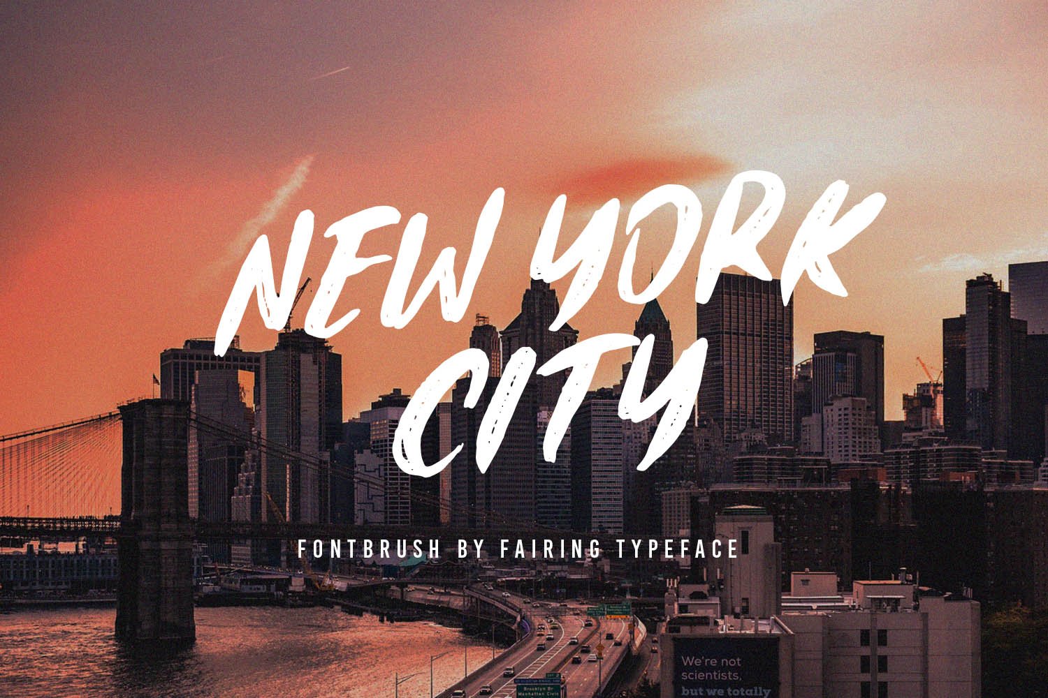Fairing Brush Fonts 30% OFF cover image.