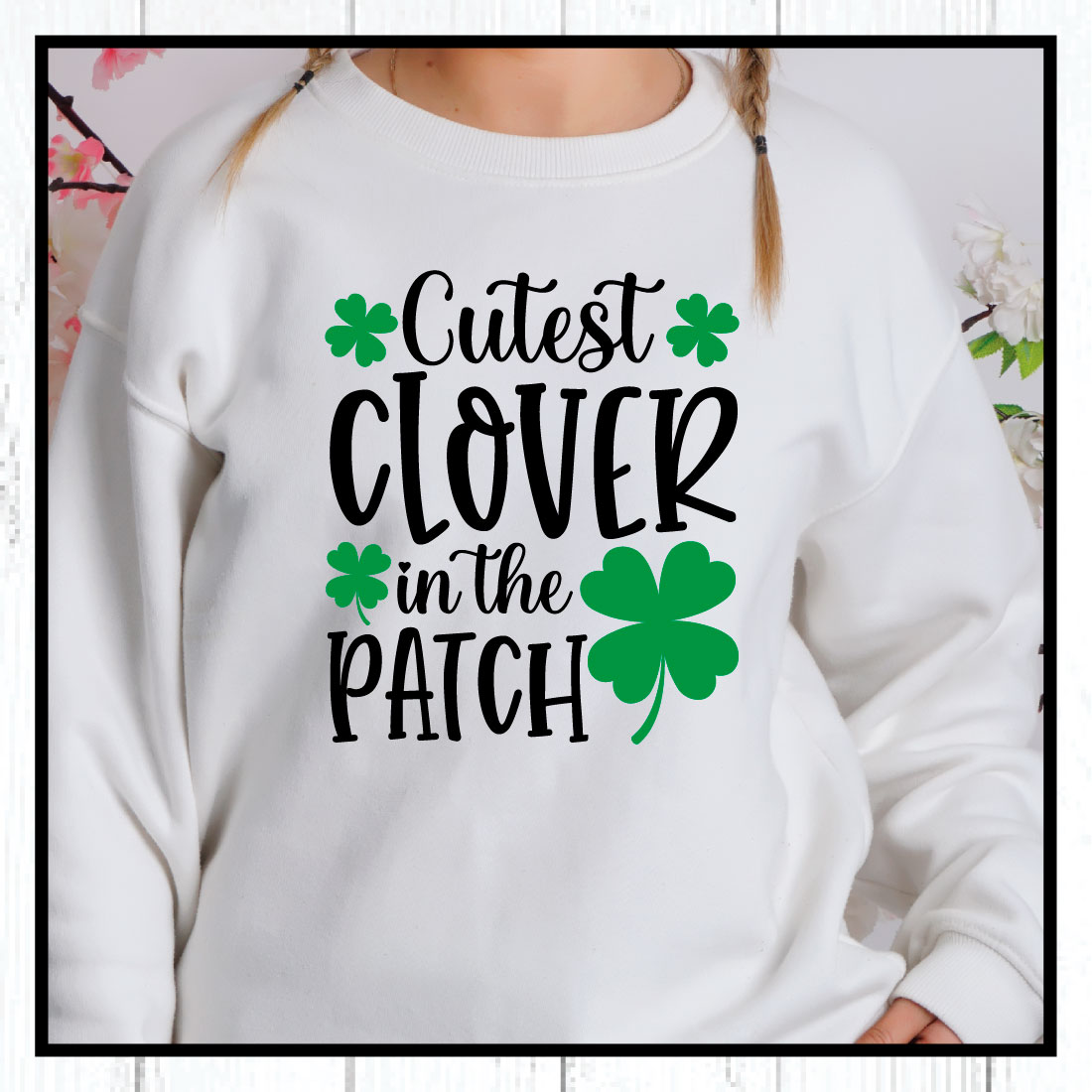 cutest clover in the patch svg preview image.