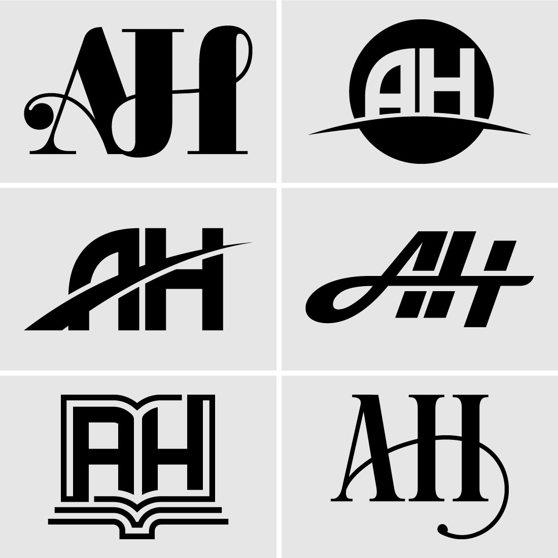 AH logo design (2193419)