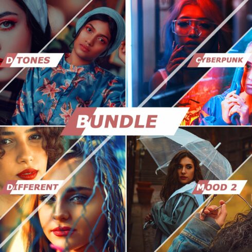 4 IN 1 Photoshop Actions Bundle Sep3cover image.
