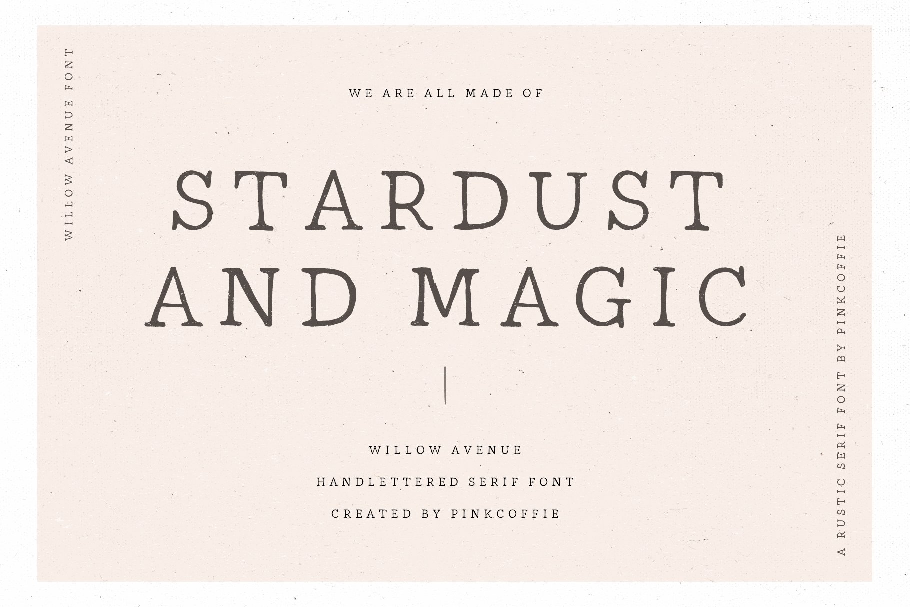 4 willow avenue handlettered serif stardust and magic 208