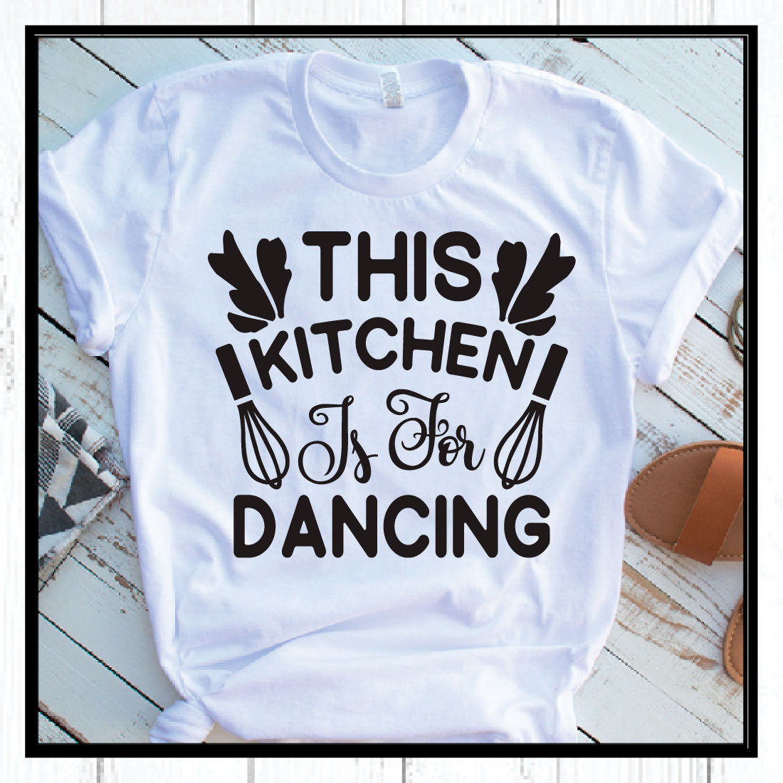 this kitchen is for dancing svg preview image.