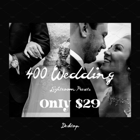 Bundle 400 Wedding Lightroom Presetscover image.