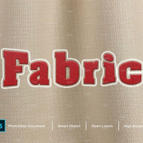 Fabric Text Effect & Layer Stylecover image.