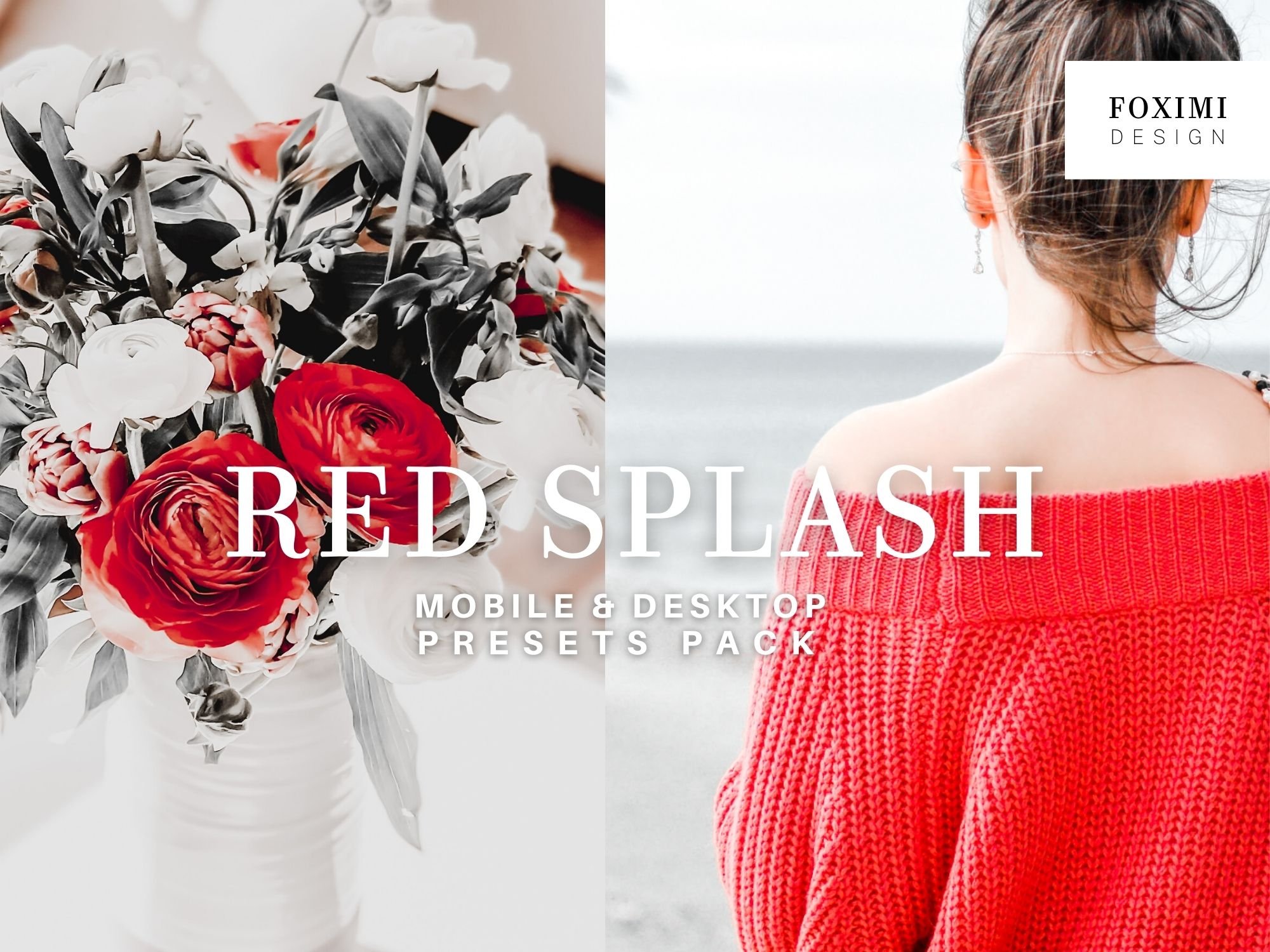 10 RED DRESS MOBILE DESKTOP PRESETScover image.