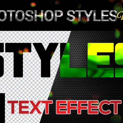10 creative Photoshop Styles V48cover image.