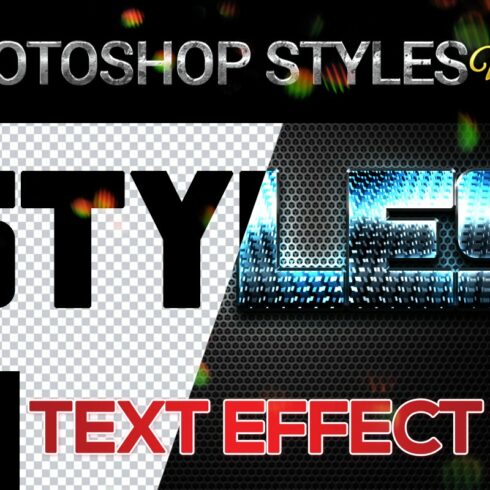 10 creative Photoshop Styles V49cover image.