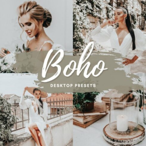 BOHO Desktop Lightroom Presetscover image.