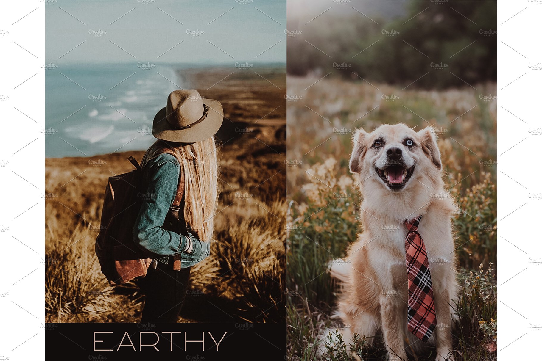 15 Earthy Lightroom Presetscover image.