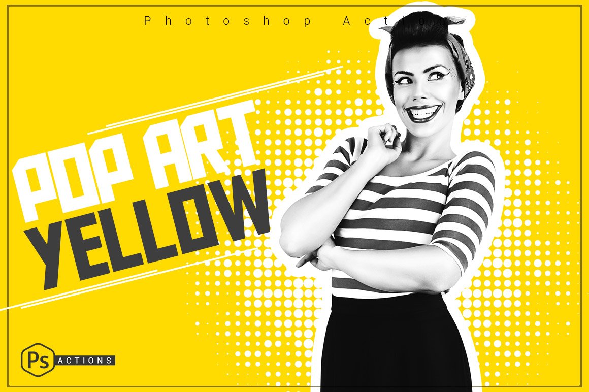 Pop Art Yellow Actioncover image.