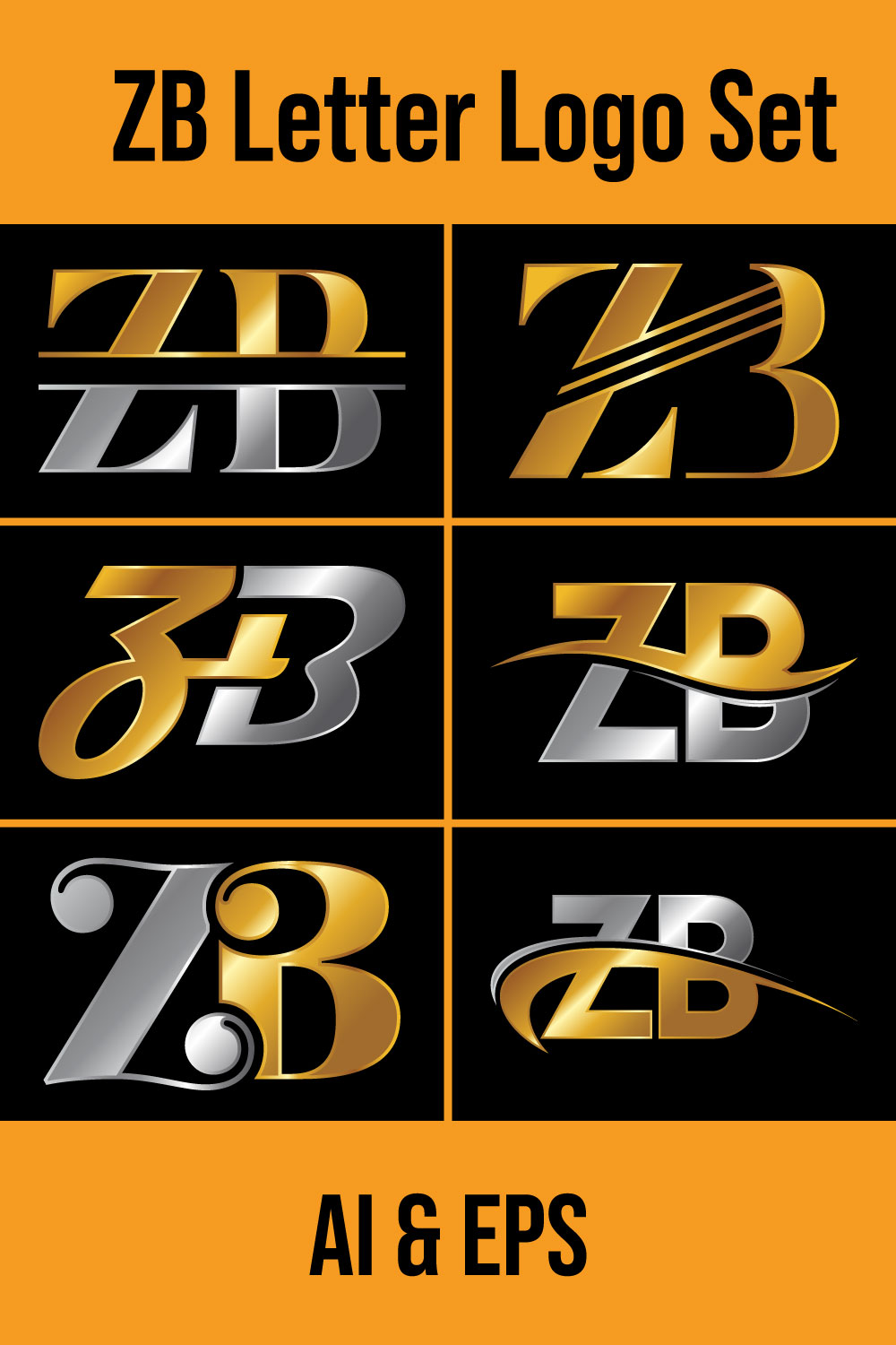 Initial Letter Z B Logo Design Vector Template Graphic Alphabet Symbol For Corporate Business Identity pinterest preview image.