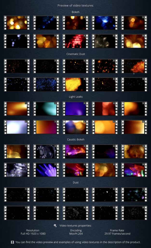 Cinematic Pack Of Video Textures – MasterBundles