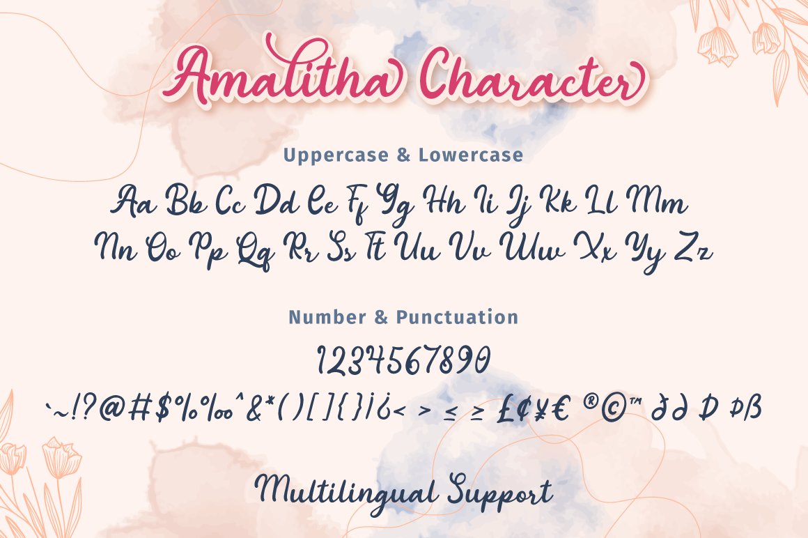 5 amalitha layered script font sheet 954