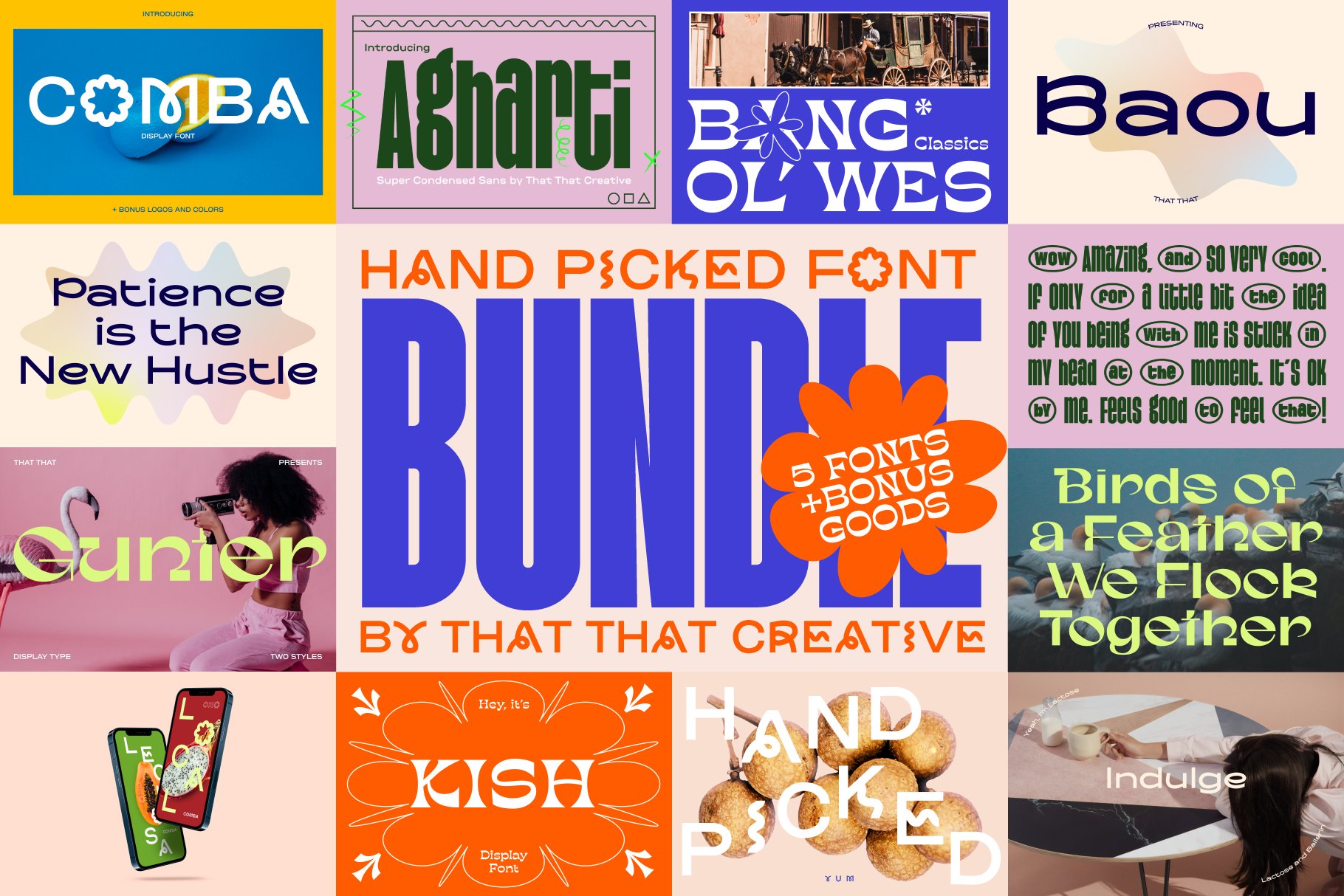 THAT THAT HAND PICKED FONT BUNDLE cover image.
