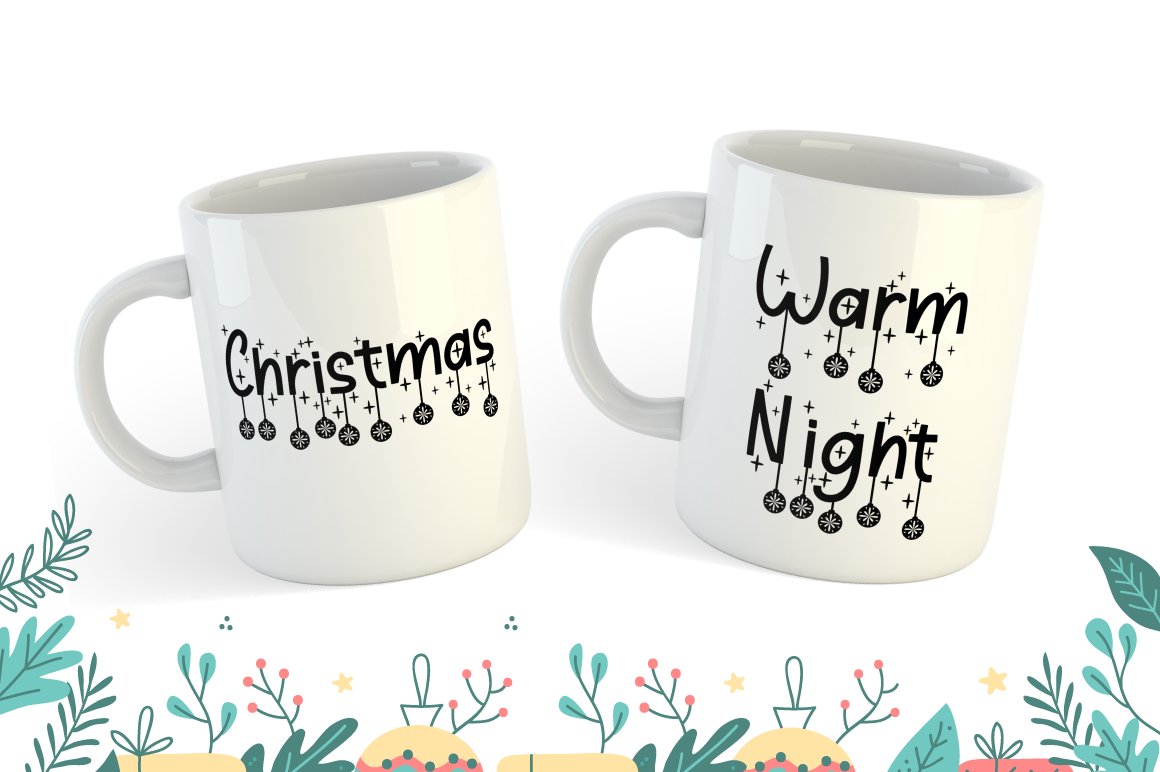 5 mug design for christmas 784