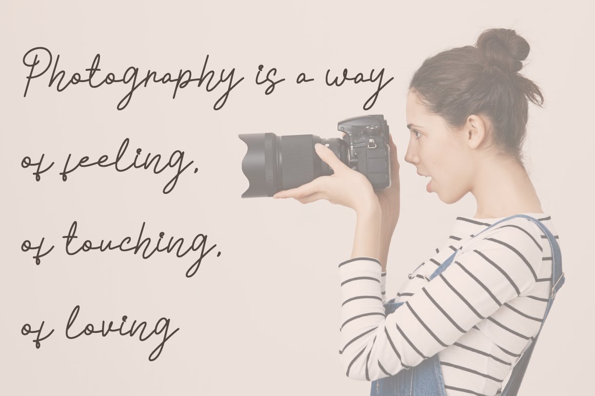 5 photographer girl using signature font as quotes 103