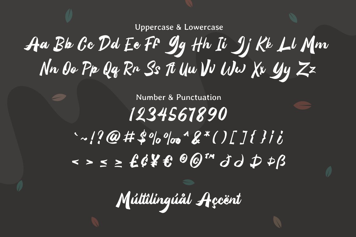 5 silintho font glyph sheet 844