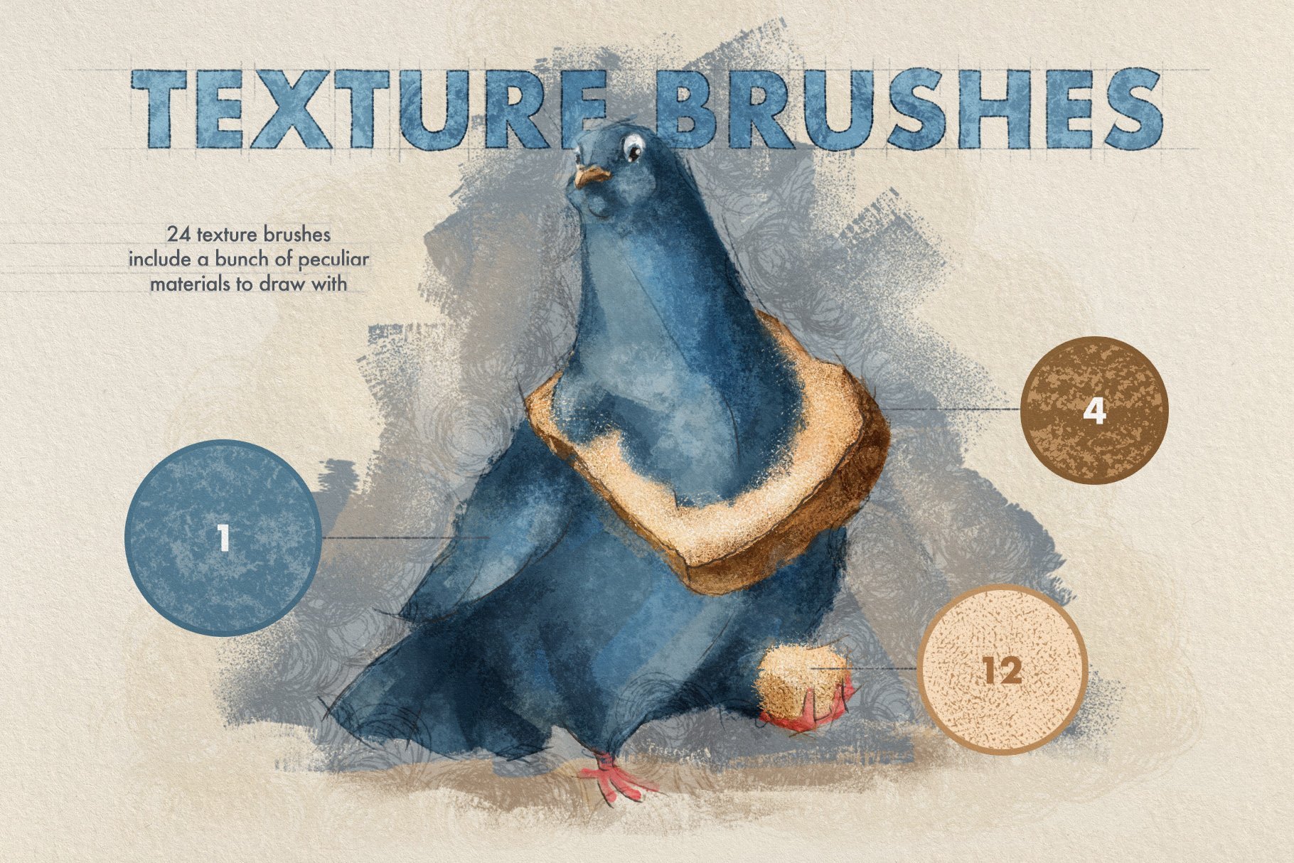 5 texture brushes 212
