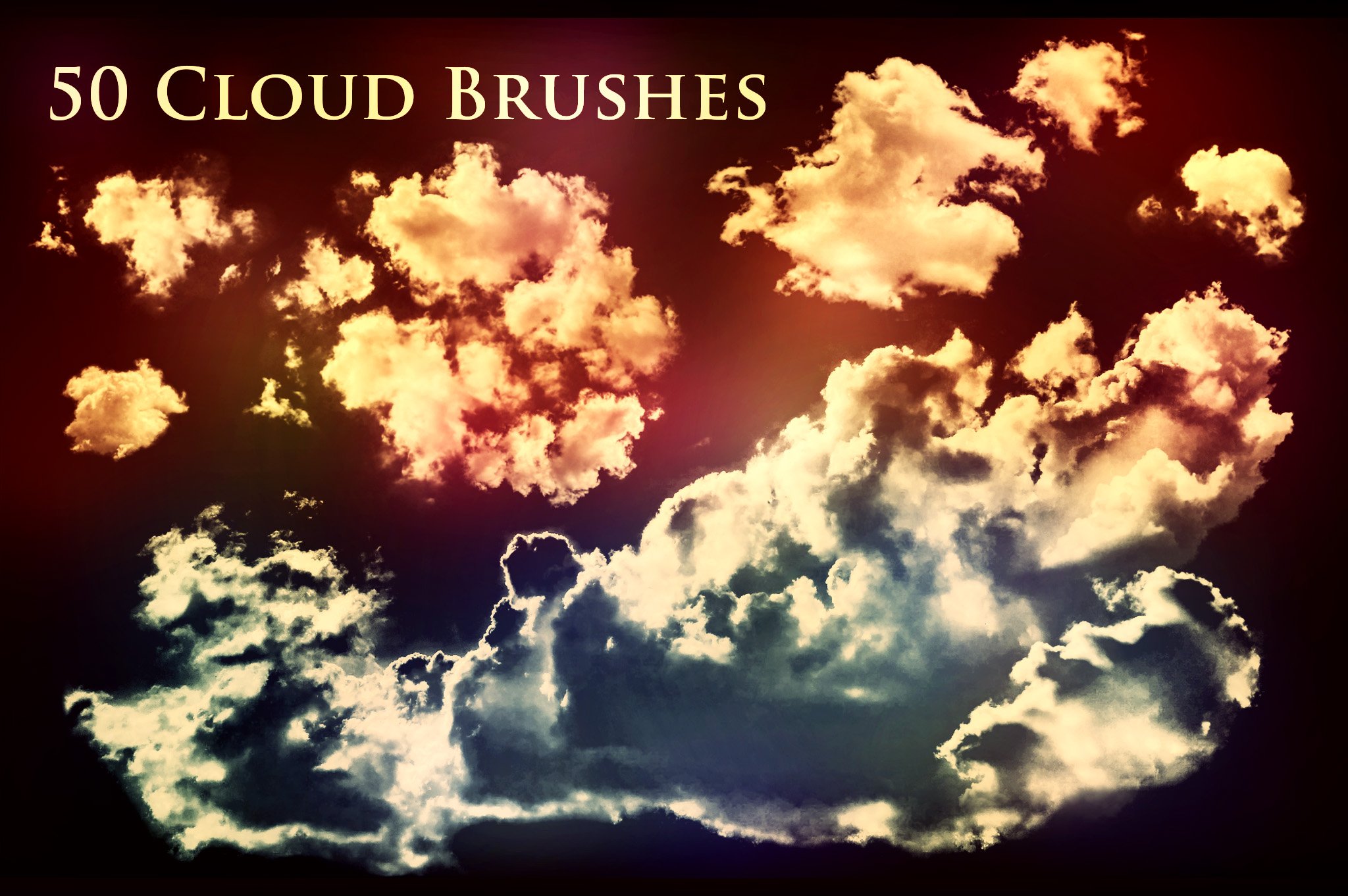 50 Cloud Brushescover image.