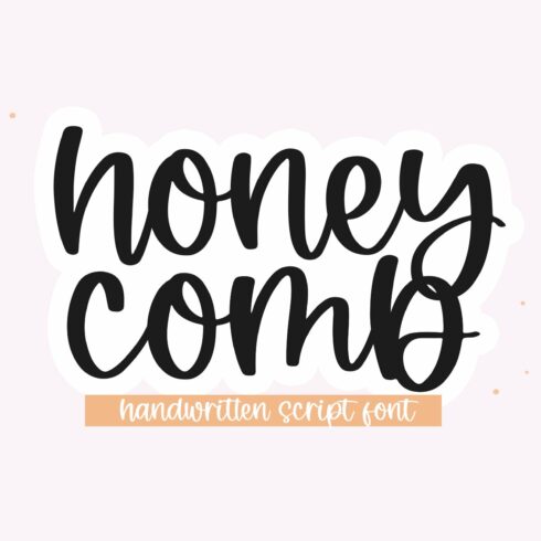 Honeycomb | Handwritten Script Font cover image.