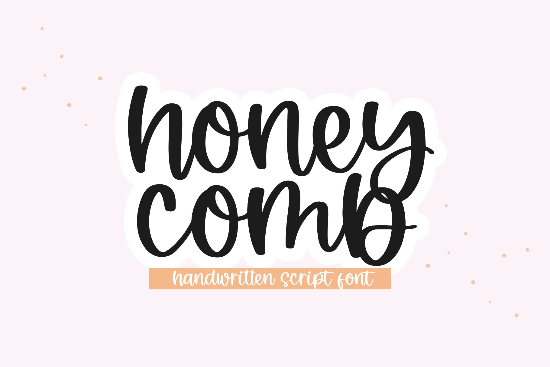 Honeycomb | Handwritten Script Font cover image.