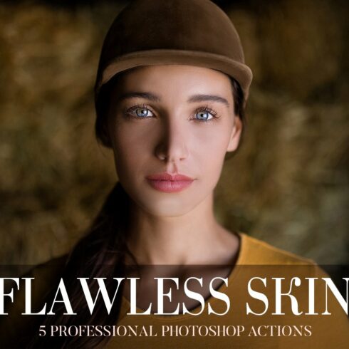 Photoshop Actions - Flawless Skincover image.