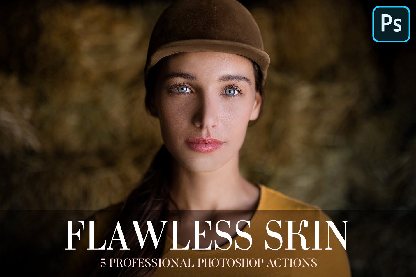 Photoshop Actions - Flawless Skincover image.