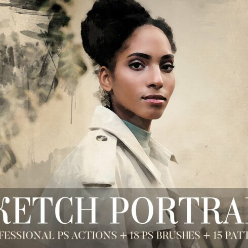 Photoshop Actions - Sketch Portraitcover image.