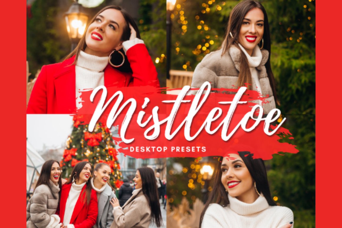 MISTLETOE Desktop Lightroom Presetscover image.