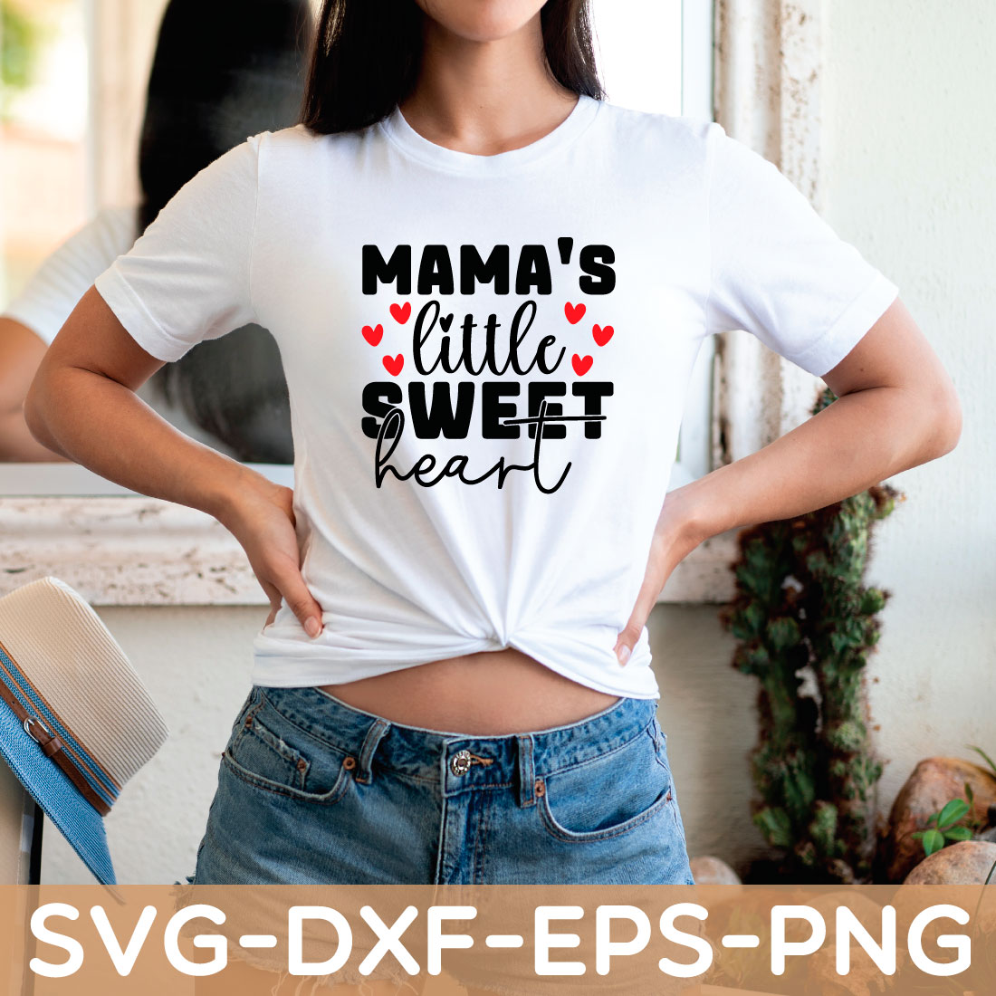 mama\'s little sweetheart shirt preview image.