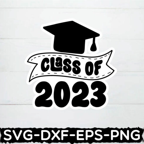 CLASS OF 2023 STICKER, graduation ,2k23 graduation cover image.