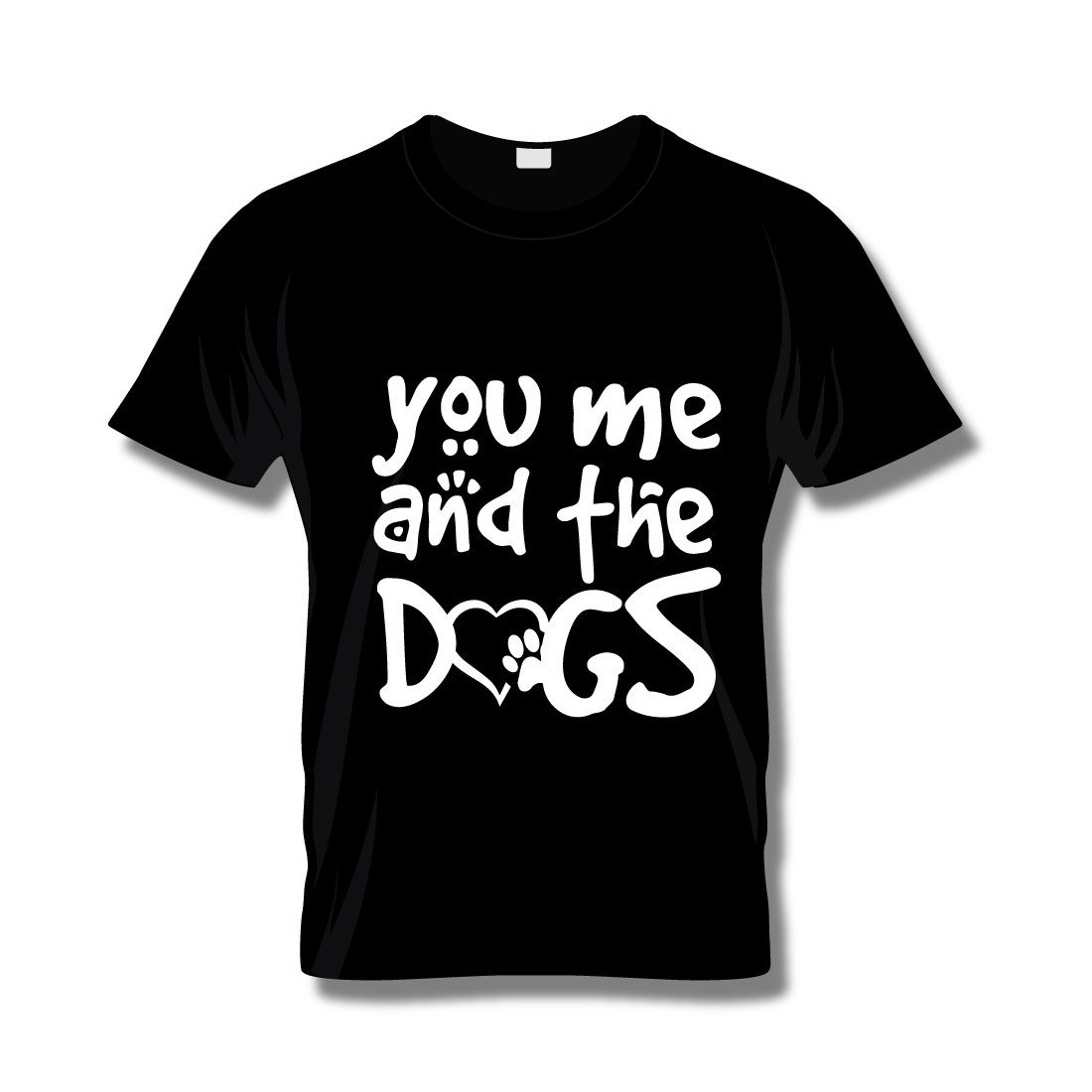 Dog Lover T-Shirt Design cover image.