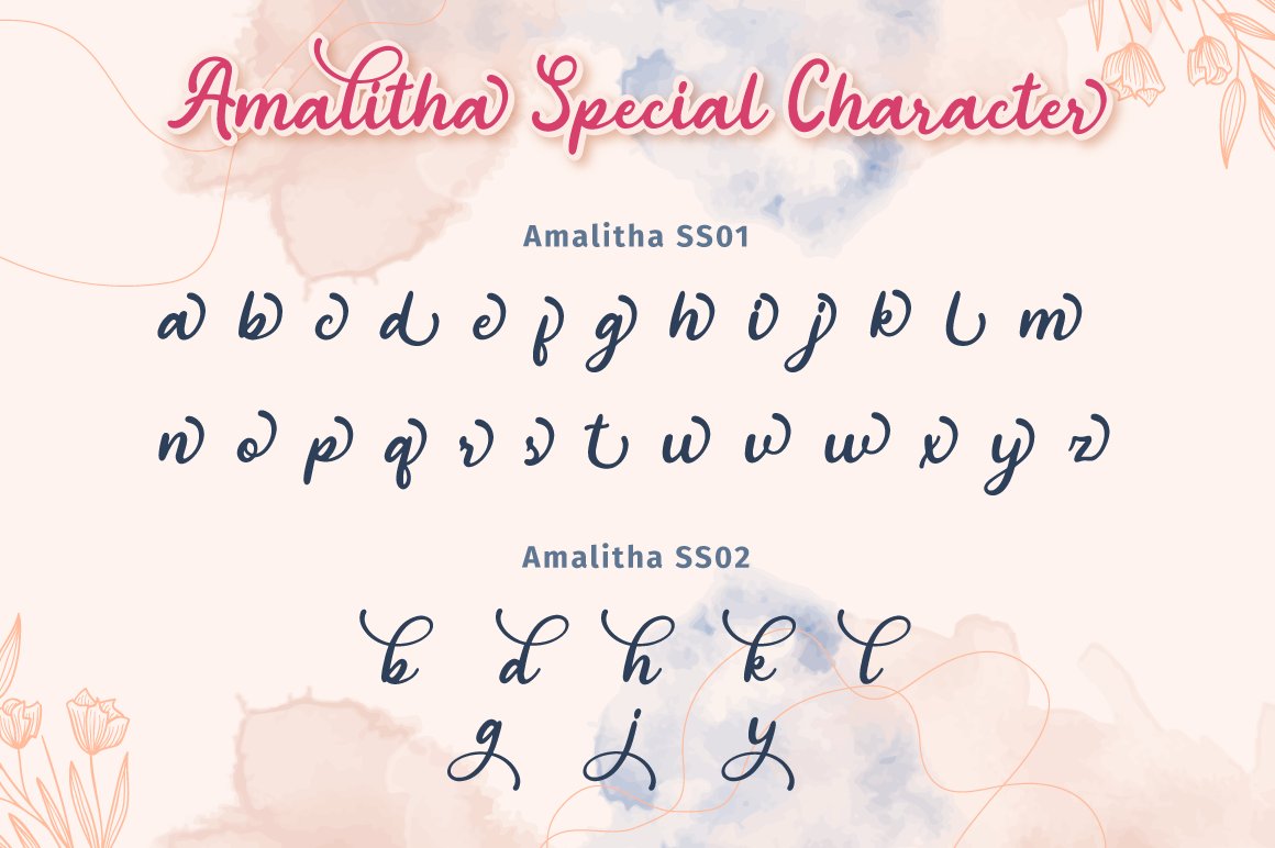 6 amalitha layered script font sheet2 787