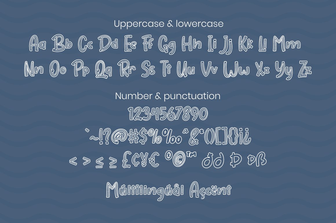 6 hot ruby font glyph sheet outline version 792