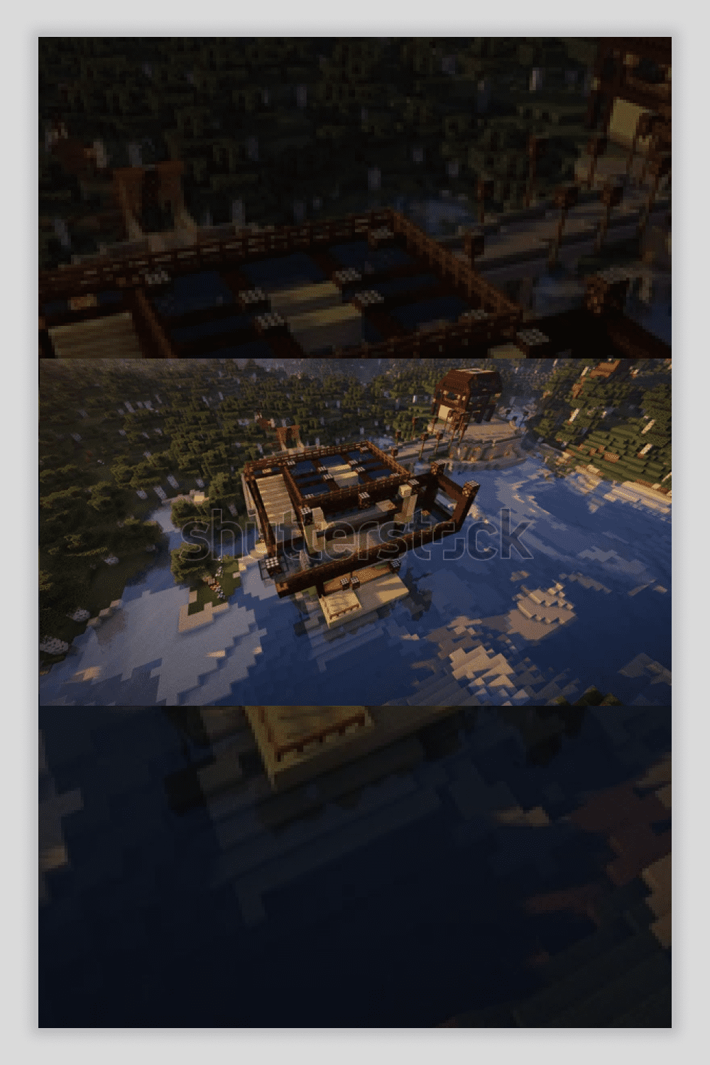 6 minecraft world in sunset day 411