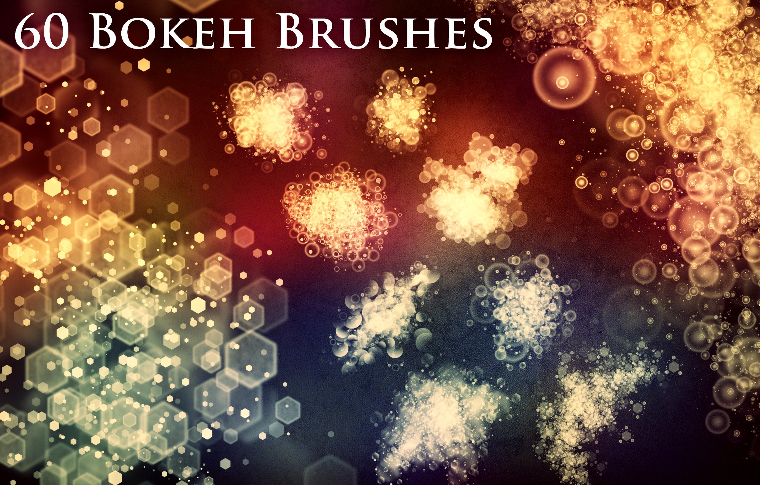 60 Bokeh Brushes & PNGscover image.