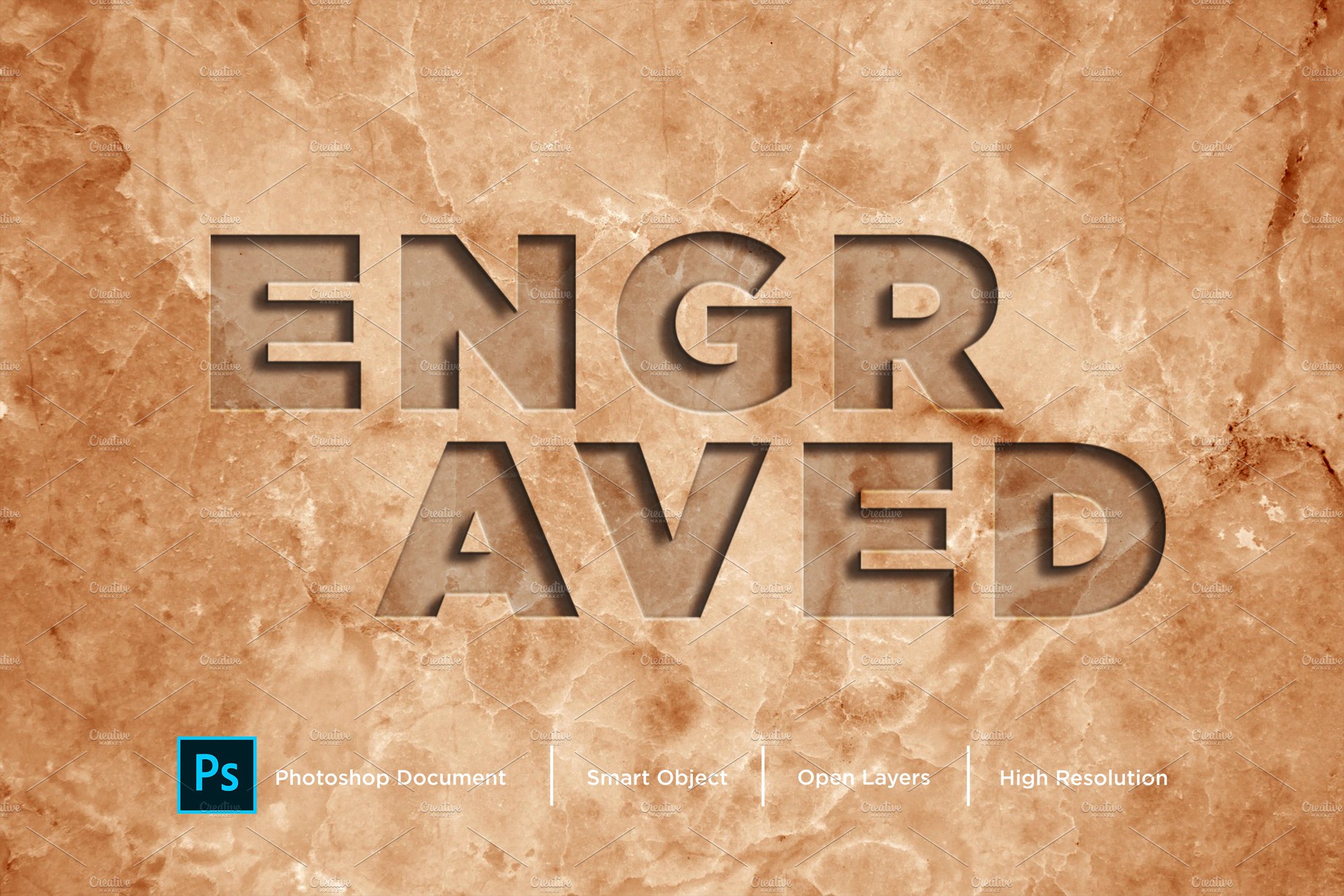 Engr aved Text Effect & Layer Stylecover image.