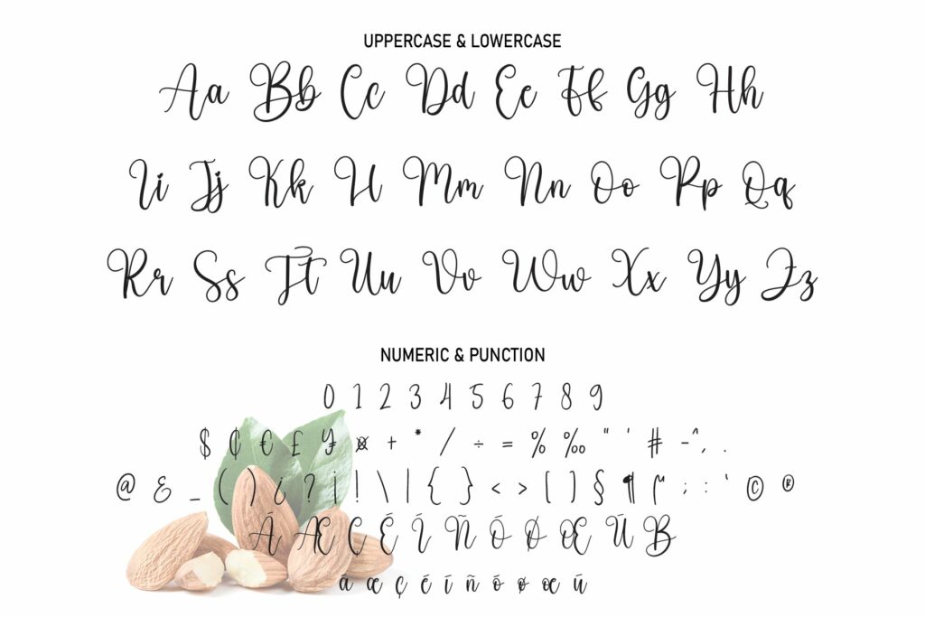 Sweet Almond | Script Font – MasterBundles