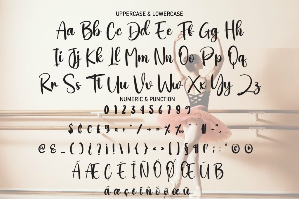 Ballerina | Script Font – MasterBundles