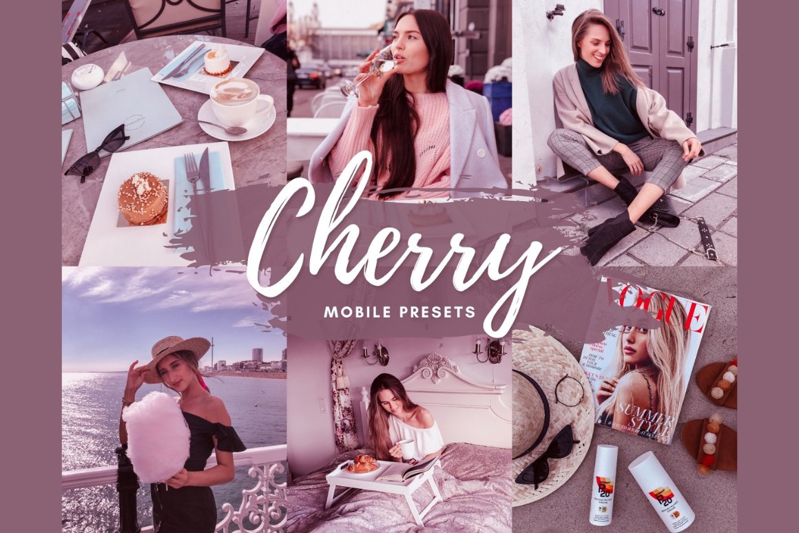 CHERRY PINK Mobile Lightroom Presetcover image.