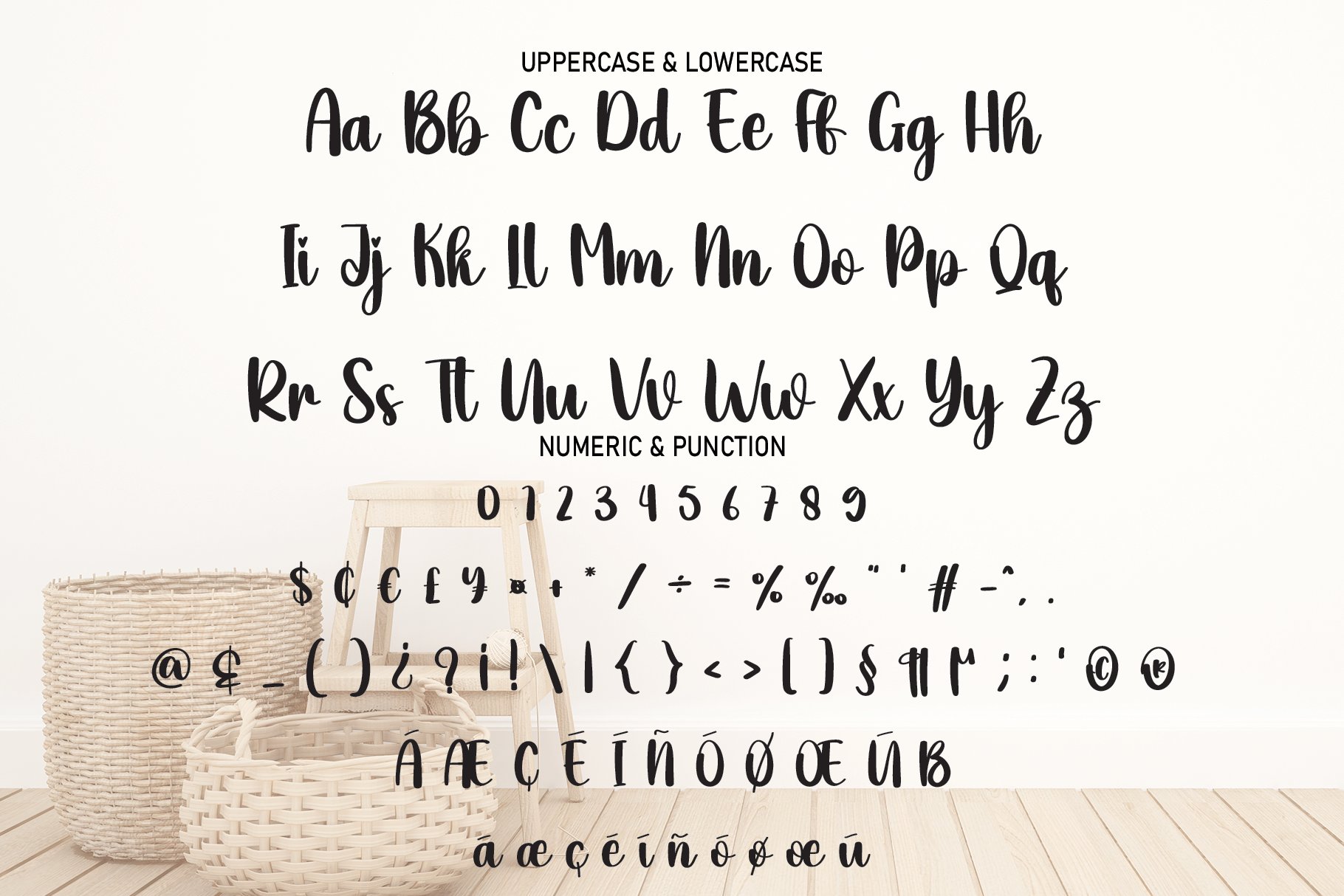 Handcraft | Script Font preview image.