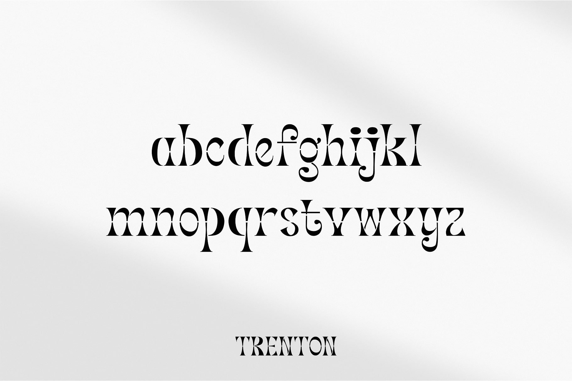 Trenton - Stencil Display preview image.