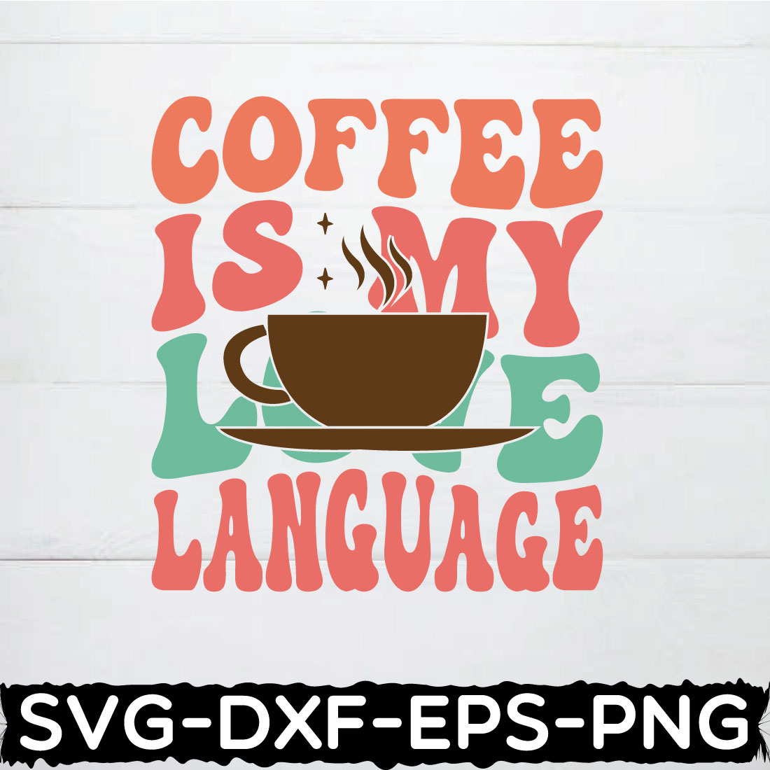 coffee is my love language retro,valentine,valentine day shirt cover image.