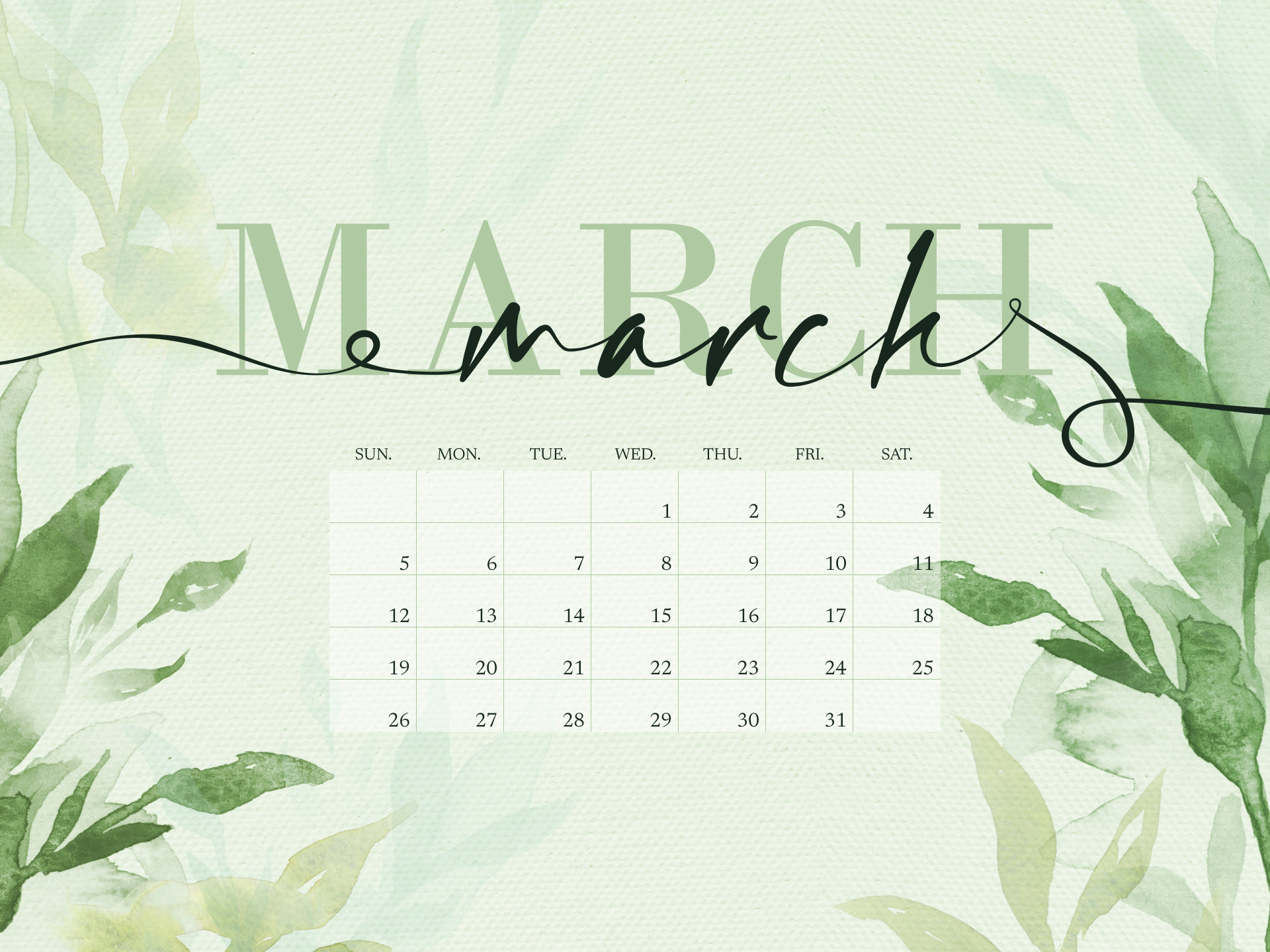 7 calendar march 7 1920h1440 493