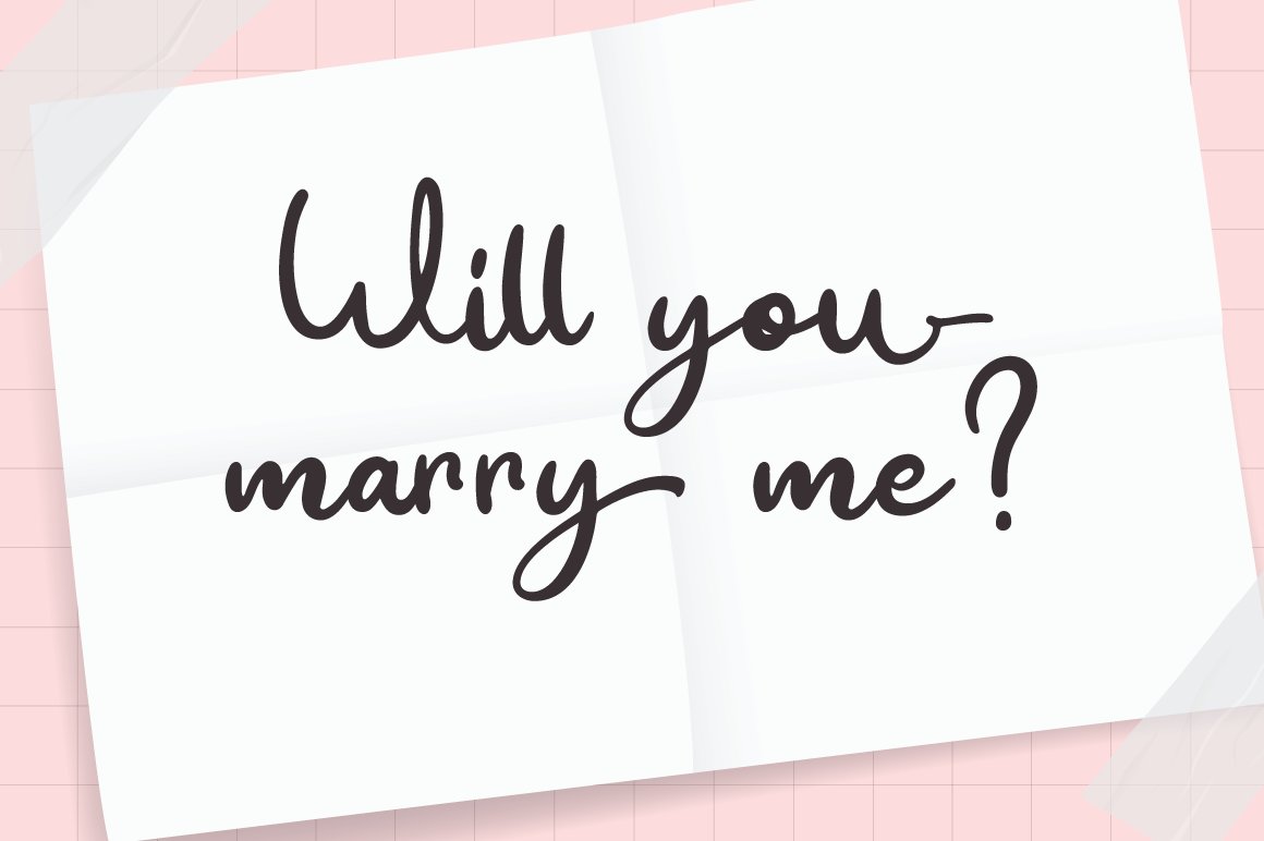7 cute short letter will you marry me 107