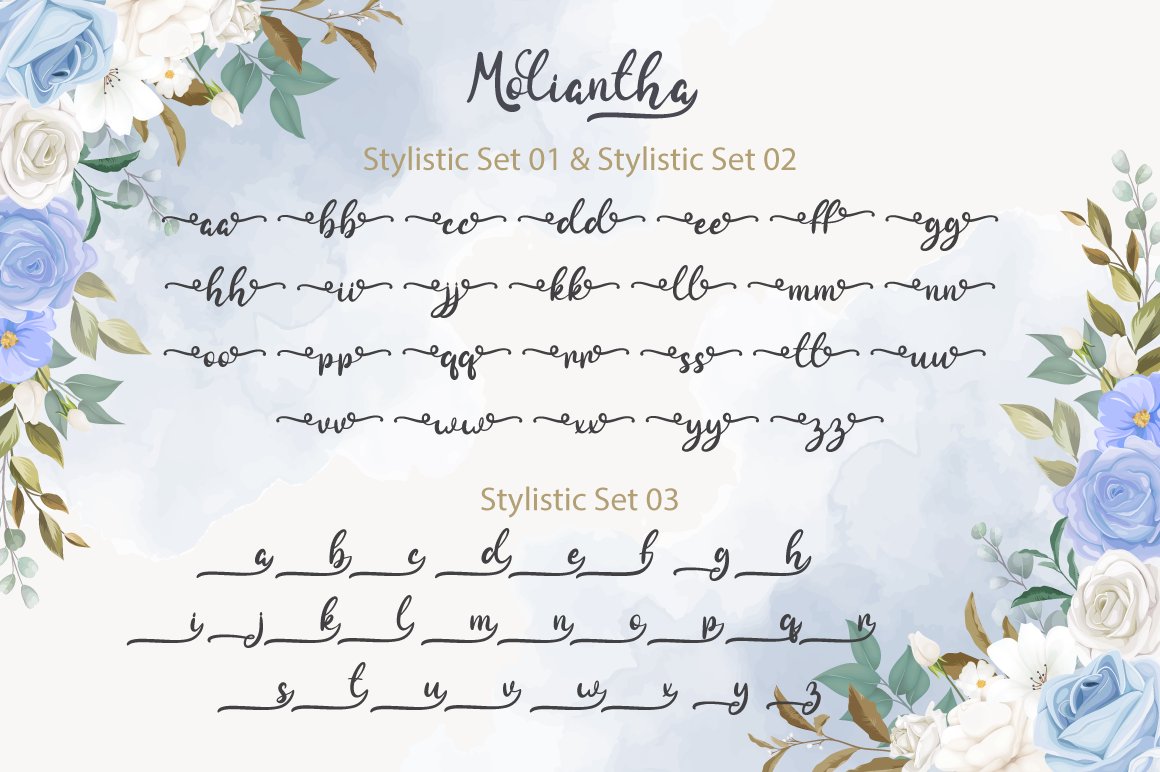 7. moliantha open type character glyph 270