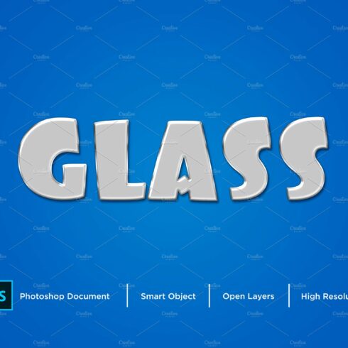 Glass Text Effect & Layer Stylecover image.